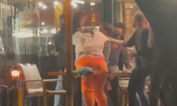 Kafede ortalık karıştı: Kadınlar saç saça kavga etti
