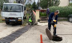 Safranbolu’da su taşkınlarına karşı temizlik çalışmaları yapıldı