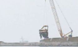 Kafkametler’in kaptan köşkü 160 gün sonra karaya çıkartıldı