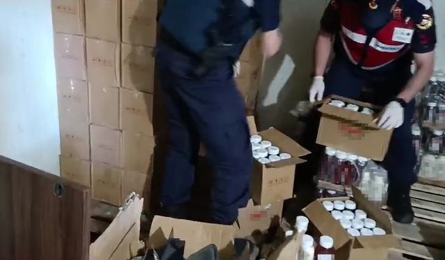 Jandarma, son kullanma tarihleri değiştirilmiş 1,5 ton ketçap ve mayonez ele geçirdi