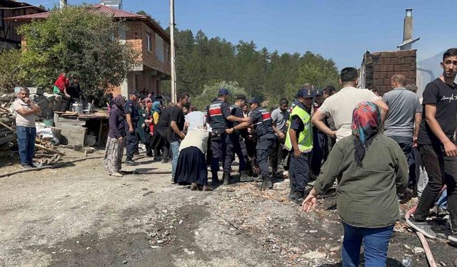 3 ev, 2 ahır ve 1 samanlık alevlere teslim oldu: 16 yaşındaki genç hayatını kaybetti