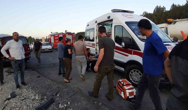 Bolu-Mudurnu yolunda feci kaza: 1 ölü, 1 yaralı