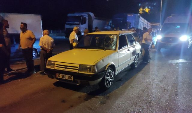 Kastamonu’da otomobilin çarptığı yaya yaralandı