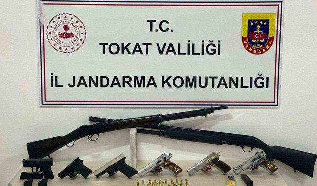 Tokat’ta jandarmadan uyuşturucu ve silah operasyonu: 4 kişi tutuklandı