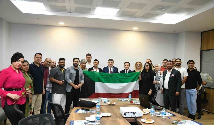 Başkan Genç, Kuveytli turizmcilerle görüştü