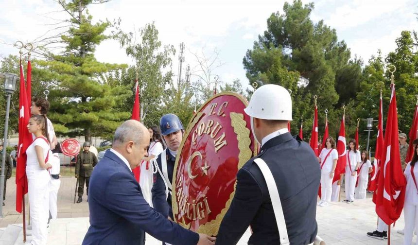 Çorum’da 30 Ağustos Zafer Bayramı törenlerle kutlandı