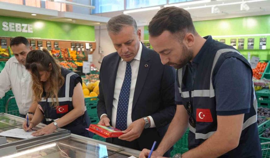 Kırtasiye ürünü satan süpermarketlere denetim